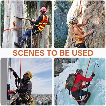 Amazon.com: TRSMIMA Steel Wire Core Flipline Arborist Climbing